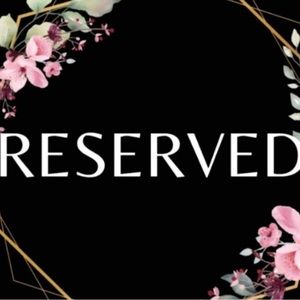 Reserved do not purchase